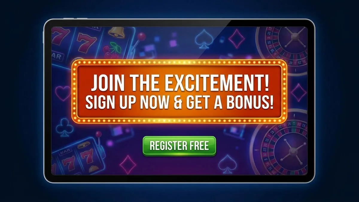 Registrera dig med bonus